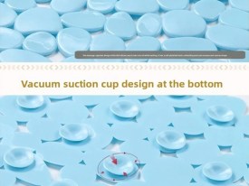 Alfombra baño modelo piedras